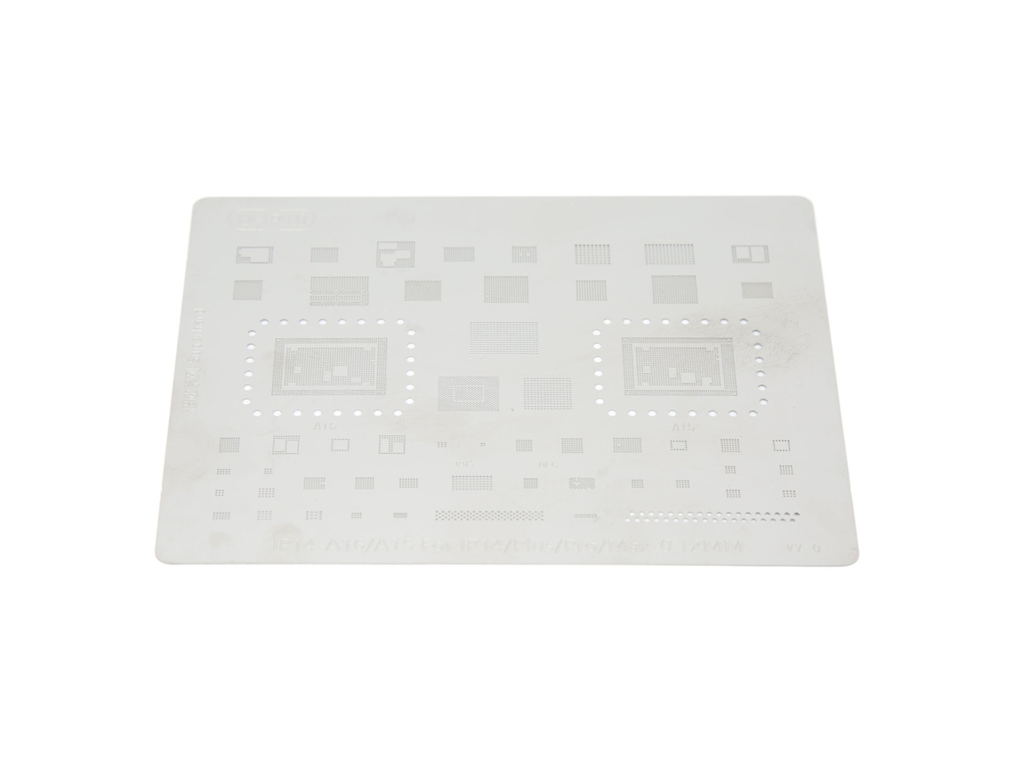 Laxiscreed Stencil De Reballing Compacto Em Aço Inox Para Bga Compatível Com Ios 14