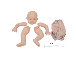 Rebe-kit De Boneca Reborn De 22 Polegadas Sem Pintura Diy Para Crianças Com Acessórios Realistas