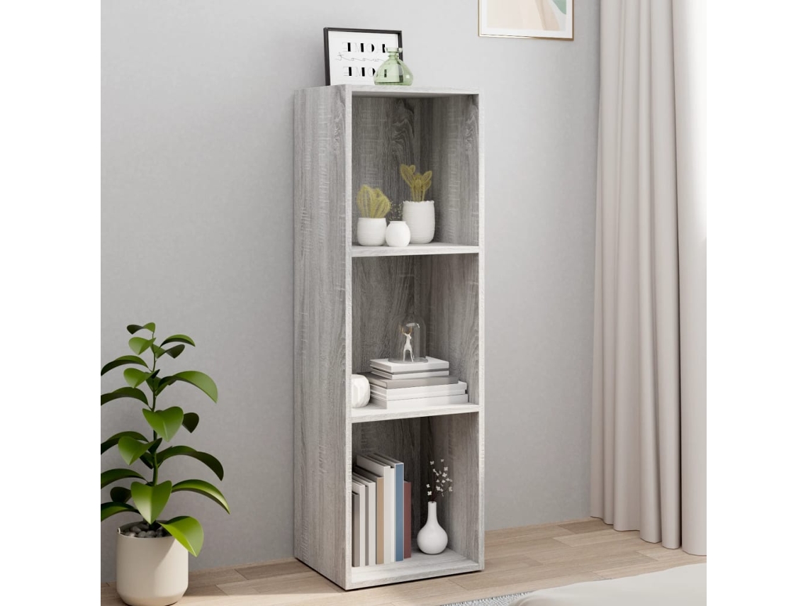 Vidaxl Estante/móvel De Tv 36x30x114 Cm Derivados Madeira Cinza Sonoma