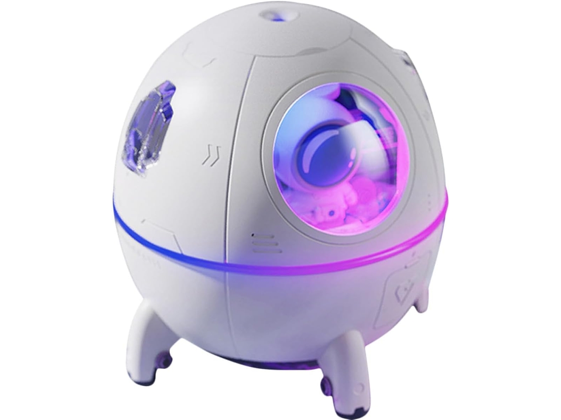 Umidificador Usb Com Capacidade De 220ml E Função Luz Noturna Led Colorida. Silencioso Estilo