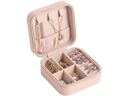 Caja De Joyería Para Niña, Porta-arestes, Regalo, Porta-pulseras, Porta-anillos, Almacenamiento Para Viaje, Cuero Resistente Al Oxígeno