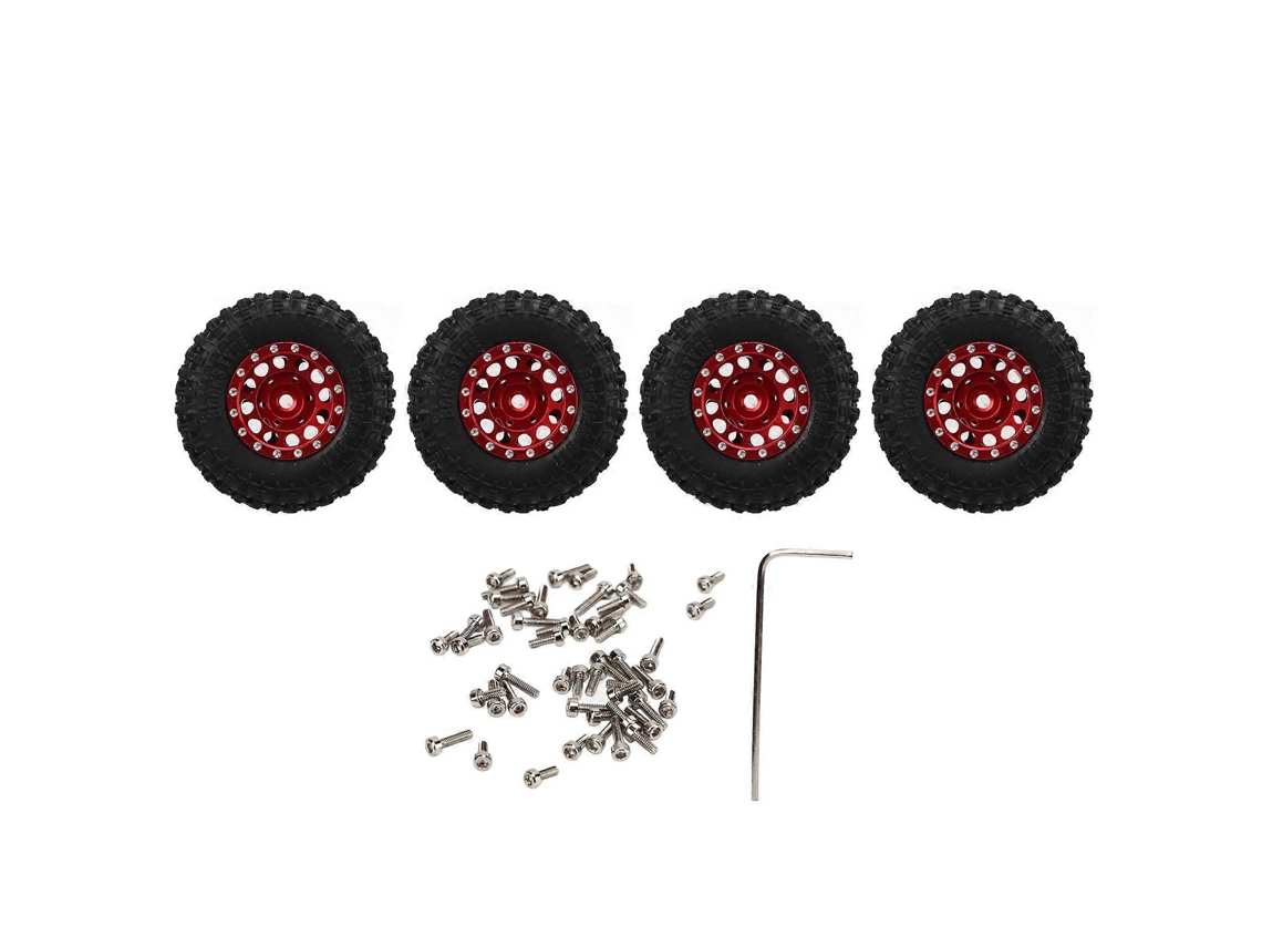 Peças De Pneus E Rodas De Liga De Alumínio Rc Para Carro Axial Scx24 1/24vayotoy