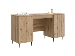 Maison Exclusive - Mesa Carvalho Arttisan 142,5 X 50 X 75 Cm Derivados De Madeira