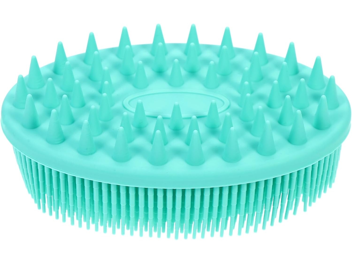 Escova De Banho Silicone Macia E Massageadora Para Meninos, Meninas E Peles Sensíveis, Dupla Face Para Limpeza E
