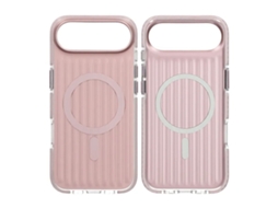 Capa Para Celular Magsafe Em Papelão Ondulado Para Iphone Air - Rosa