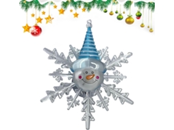 Luminária Noturna Com Floco De Neve, Natal Em Led Brilho Intenso.