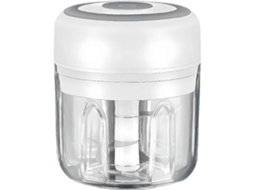 Rosa Mini Processador Elétrico De Alimentos E Picador De Alho 250 Ml, Carregamento Usb, 3 Lâminas Perfeito Para Picar Aquaforge