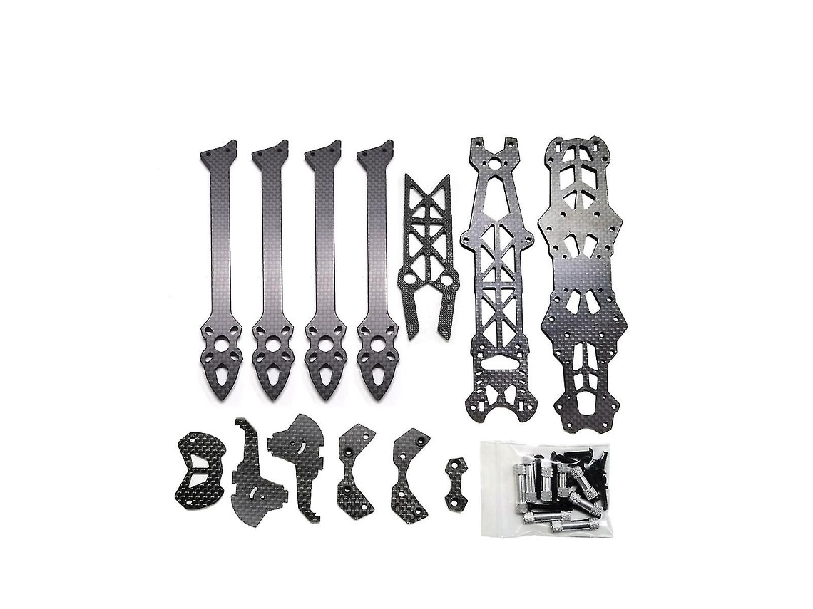 Estrutura De Drone De Fibra De Carbono 3k, Tipo H, 7 Polegadas, Leve E Compacta, Compatível Com Drone Mark4 7 Polegadas Hd