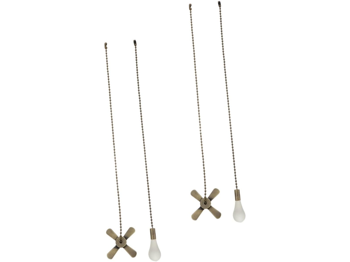 Conjuntos De Extensões Decorativas Para Corrente De Ventilador De Teto E Luminárias. Gokoco