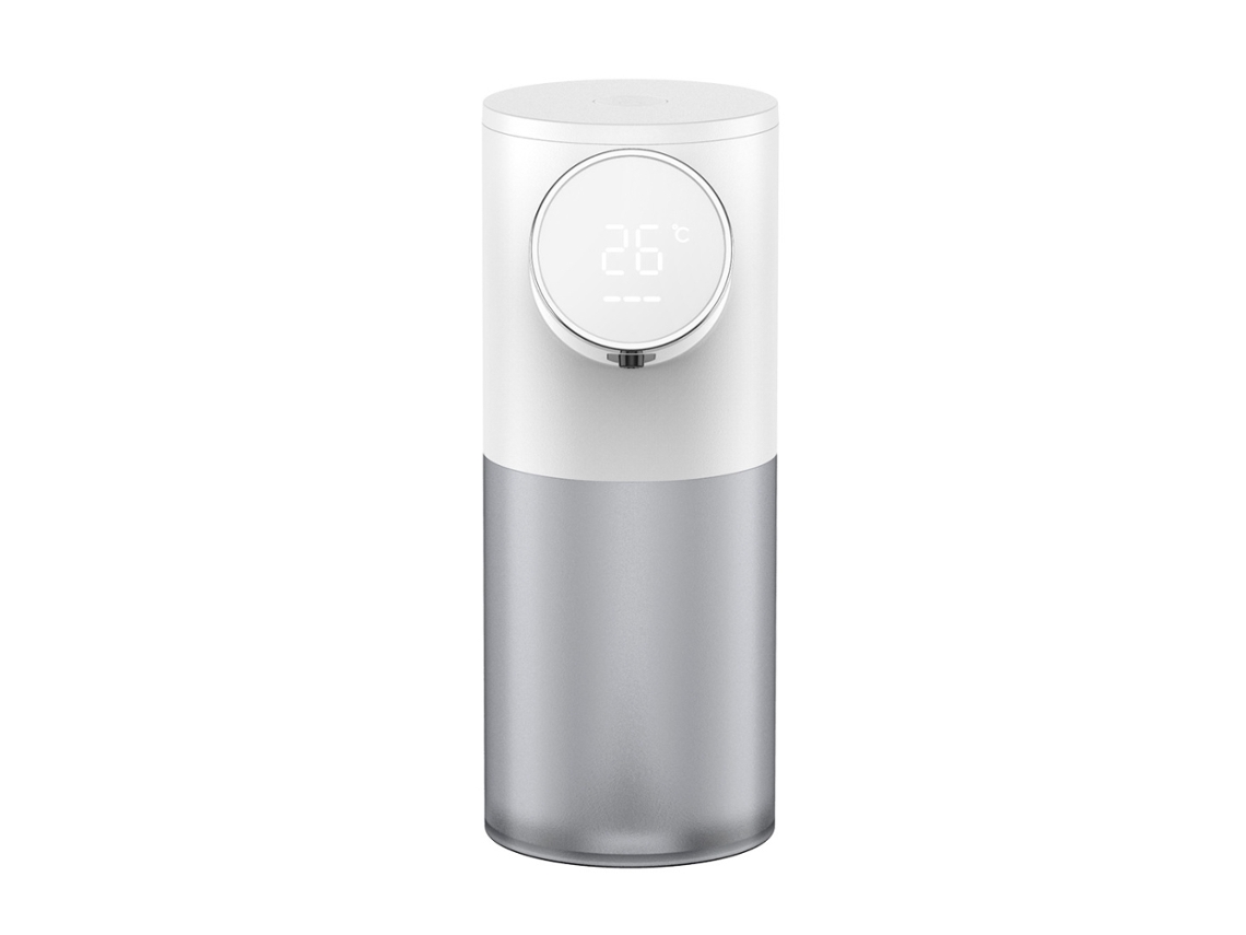 Dispensador De Sabão Automático Com Sensor Sem Contato E Exibição De Temperatura
