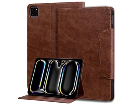 Capa De Couro Inteligente Para Tablet Com Fivela De Gato Saisiyiky
