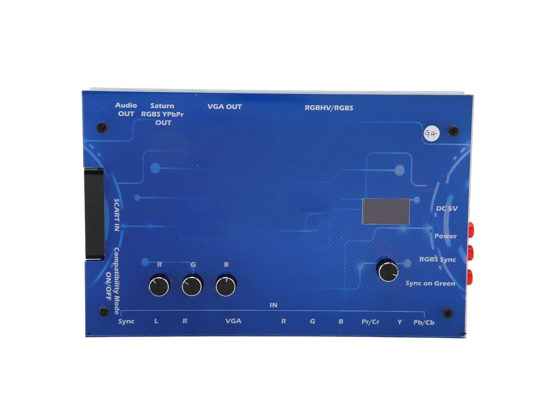 Conversor de Sinal Gbsc para VGA, HDMI, Scart, Ypbpr EOOCOO