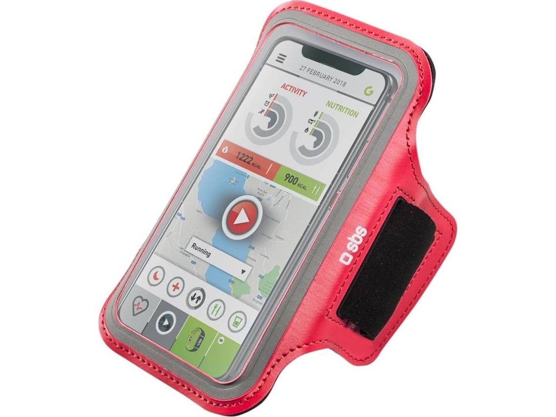 Armband SBS Sport Universal até 4.5'' Vermelho (Outlet Caixa Aberta )
