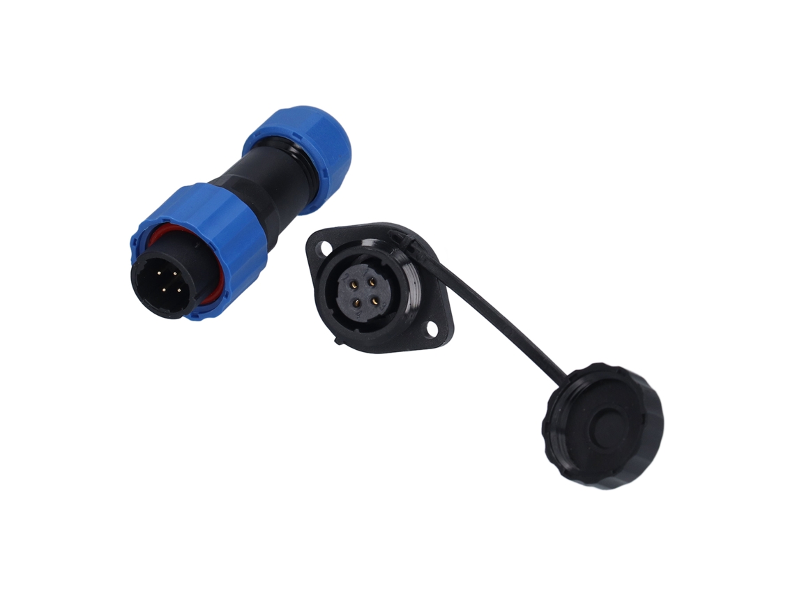 Laxiscreed Sp16 Conector Ip68 À Prova De Água Para Aeronáutica, 4 Pinos, 250v, 5a