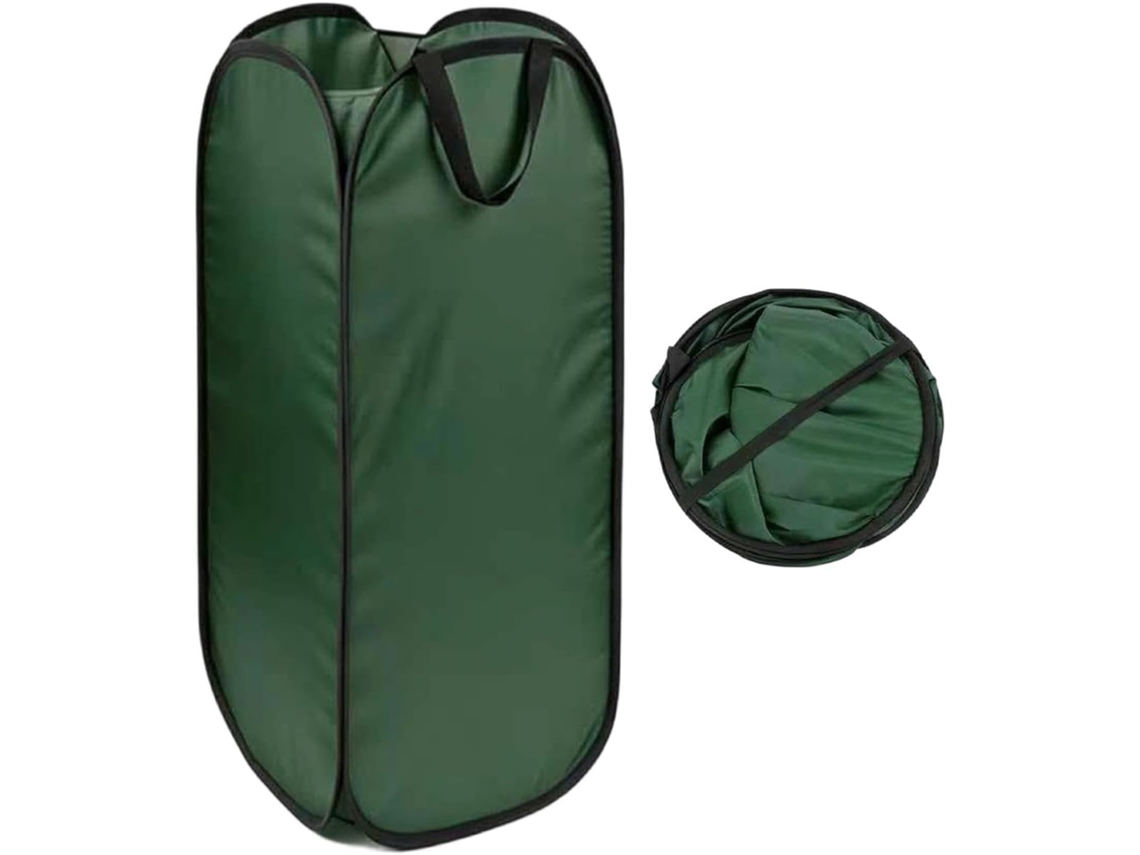 Suporte Portátil Dobrável Para Sacos De Folhas Em Tecido Oxford.