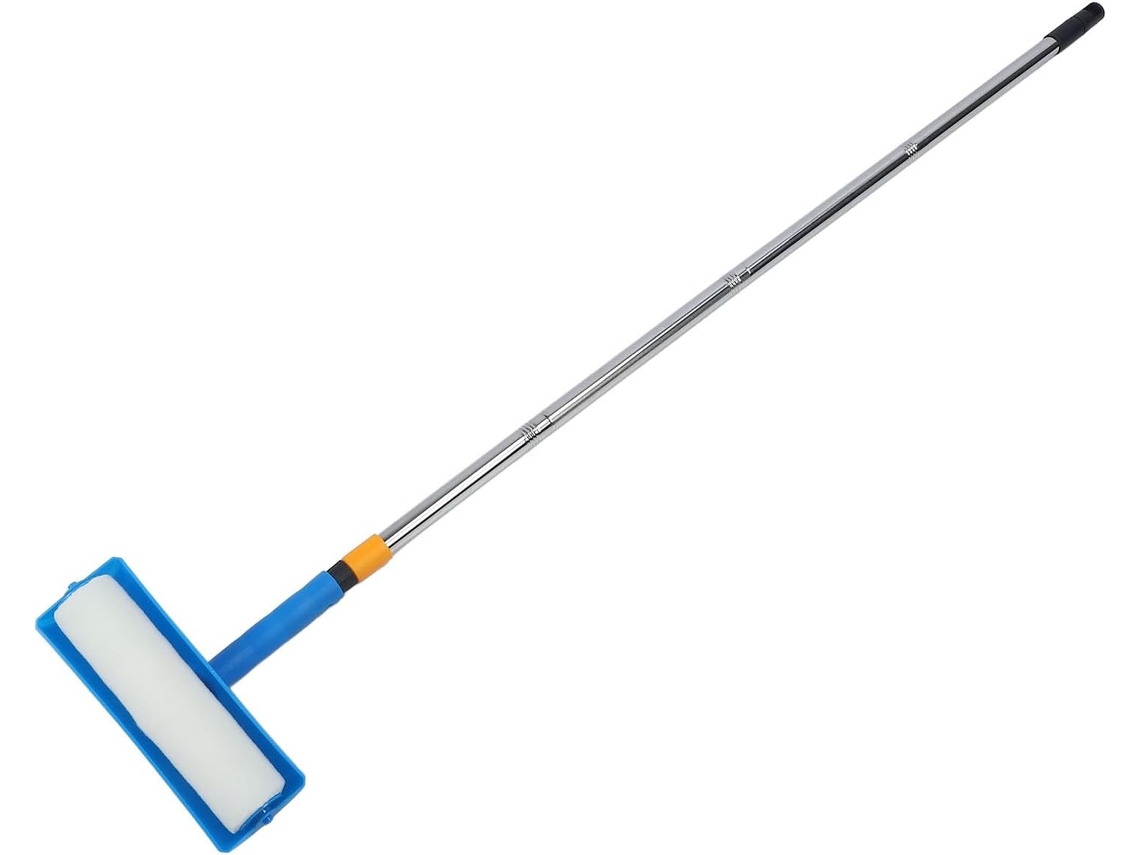 Rolo De Pintura Ajustável De 10 Polegadas Com Cabo Extensor E Hastes De Aço.