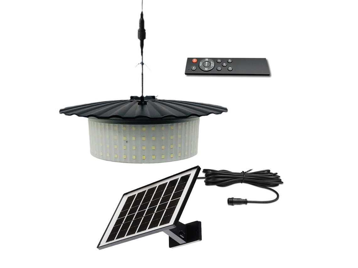 Luz Pendant Solar Com Sensor Corporal E Controle Remoto