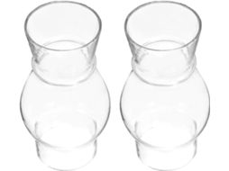Cúpulas de Vidro Vintage para Lâmpadas a Querosene e Óleo, Fáceis de Instalar, Iluminação Transparente SFUSHOS