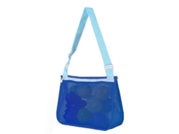 Bolsa De Armazenamento De Malha Para Brinquedos De Praia Yuysan 21x25x8cm Azul-marinho (aa07)