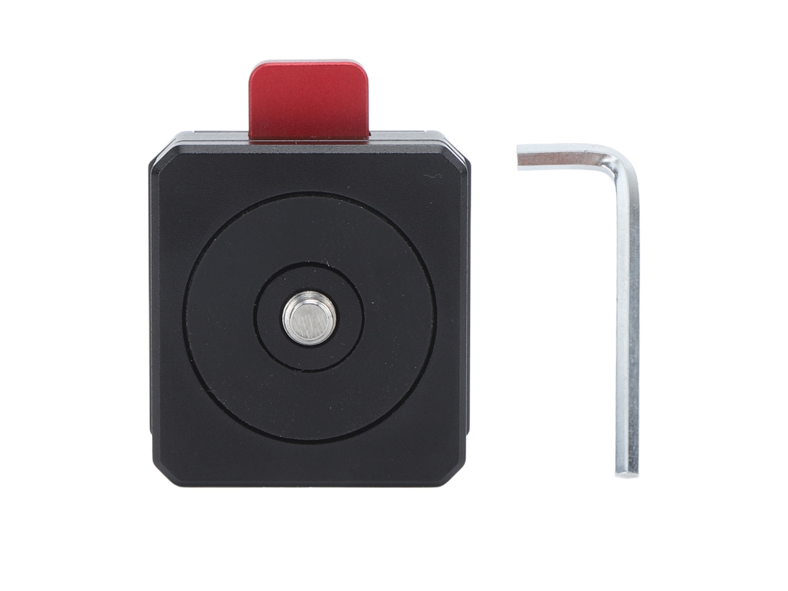 Placa De Liberação Rápida Mini V Lock Alumínio Para Montagem V