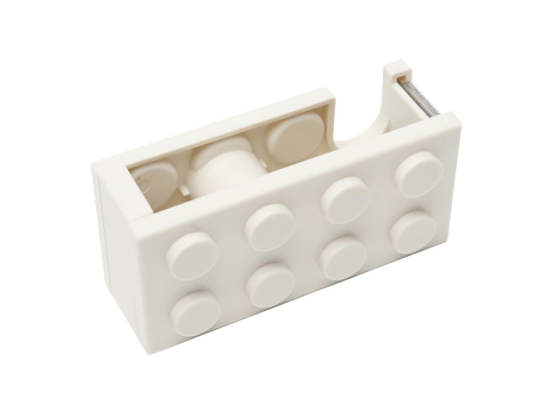 Dispensador De Fita Adesiva, Porta-fita Compacto Branco, Acessórios De Mesa Profissionais Para Uso Doméstico E No Escritório, Ferramenta De Corte