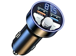 Transmissor Fm Bluetooth Yizhood X29 Dual Usb 5v/2.4a Tf Preto