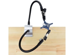 Suporte Multifuncional Terceira Mão Dois Braços Flexíveis 30cm C Brilvibera