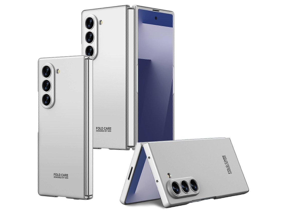 Capa Dobrável De Pc Rígido À Prova De Choque Para Samsung Galaxy Z Fold7 5g (sem Película Frontal) Prata