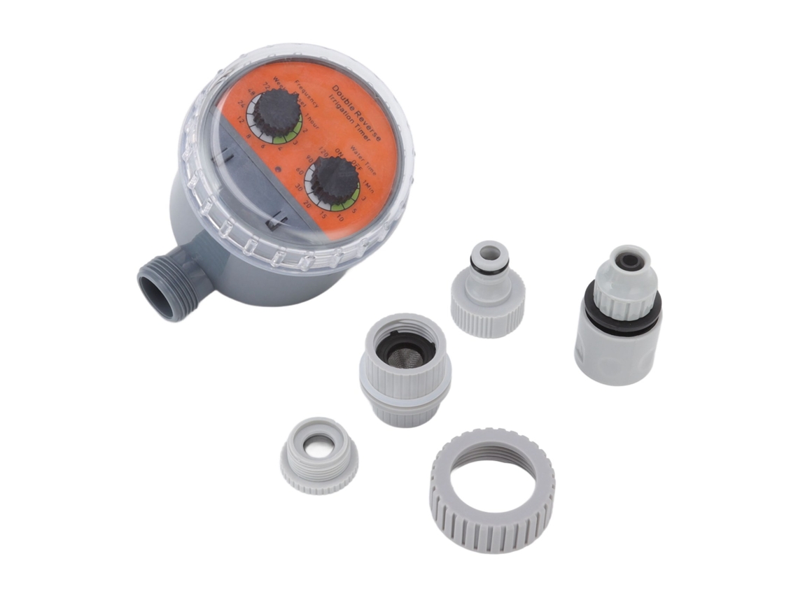 Timer De Irrigação Dual Dial Válvula De Bola Ip67 À Prova Dágua