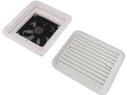 Ventilador De Exaustão Lateral Branco 12v Para Autocaravanas, Caminhões E Reboques. Carcaça Plástico