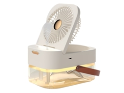 Laxiscreed Difusor De Névoa E Ventilador De Mesa Usb Silencioso Para Casa E Escritório