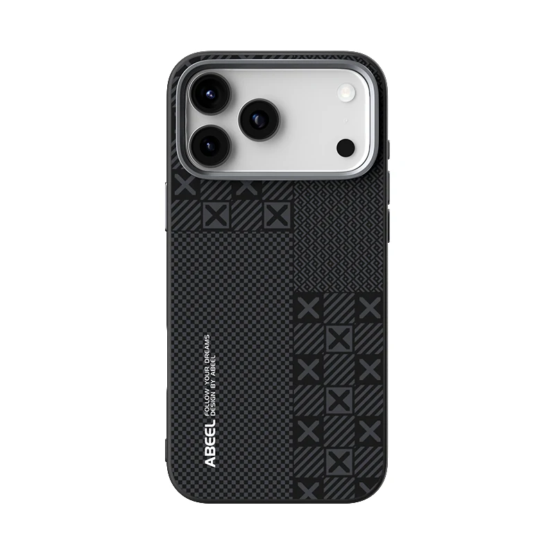 (iphone 15) Capa Protetora Ultrafina De Fibra De Carbono De Nível Empresarial, Capa Invisível Para Carregamento Sem Fio Magnético.