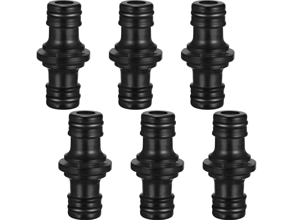 Conector Duplo Macho Para Mangueira De Jardim, Preto