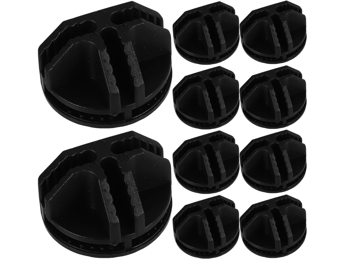 Conectores De Plástico Para Cubos Arame, 20 Peças, Para Armários De Sapatos E Cubos Armazenamento Arame