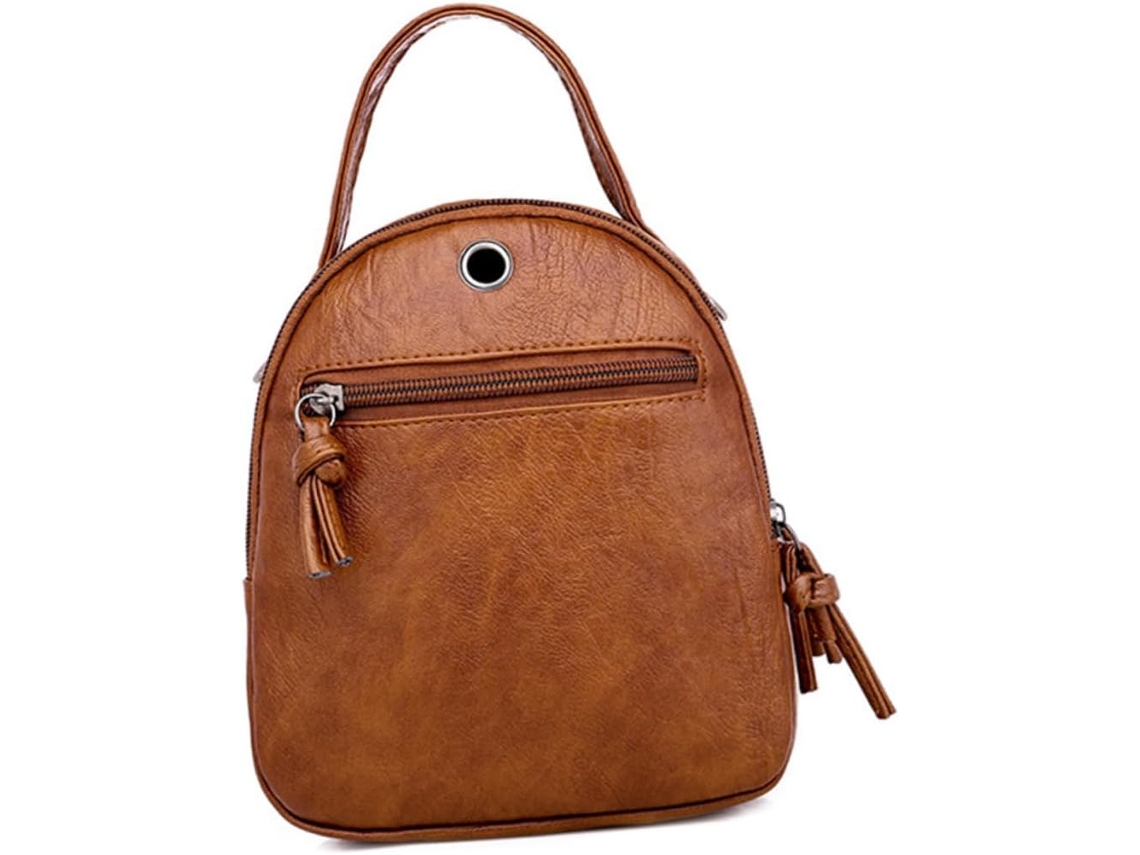 Mala De Viagem Em Poliuretano Com Verso Perolado - Bolsa De Ombro Estilo Vintage Preta
