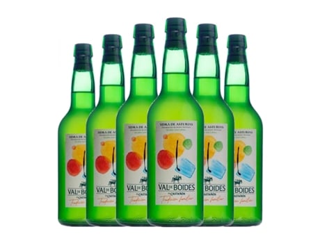 Sidra LLAGAR CASTAÑÓN Val de Boides Natural Sidra de Asturias (0.7 L - 6 Unidades)