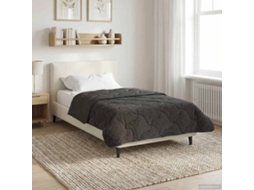 Vidaxl Duvet De Ano Inteiro Colchonete Antracite 135 X 200 Cm