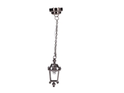 Primerox lustre de Parede para Casa de Bonecas 1:12 com Luz Led Preto Acessório Decorativo com Ímã Adesivo