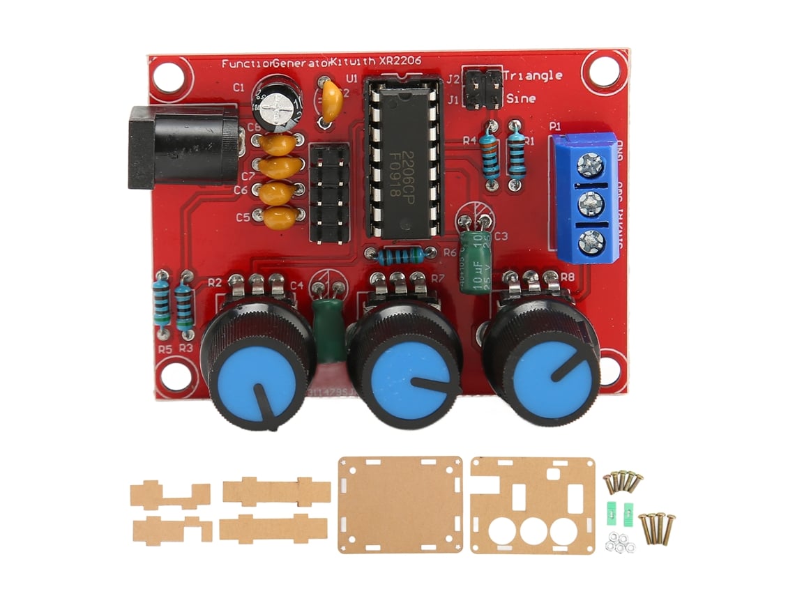 Kit com 2 geradores de sinal, saída senoidal, triangular e quadrada CHABERLU