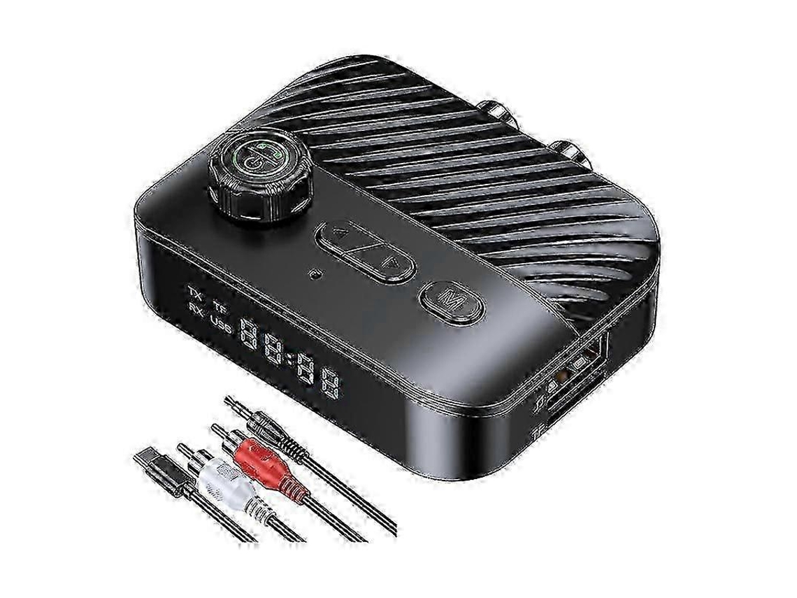 Transmissor E Receptor Bluetooth 5.3 Com Display Led Estéreo Para Tv. PENGDSJE