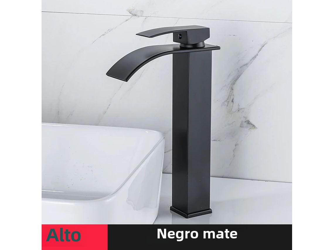 Torneira MDUG Moderna de Aço Inoxidável com Monocomando para Água Quente e Fria Tipo a Alto MDUG