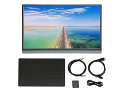 Monitor Portátil Extensor De Tela De Laptop 15.6 Polegadas Ips 1080p Alto-falantes Duos Display De Jogo Portátil Full Hd