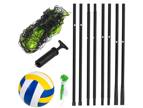 Rede E Estrutura Para Voleibol E Badminton 570 Cm Neo Sport