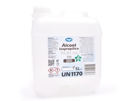 Álcool Isopropílico 'IPA' AGA (5L)