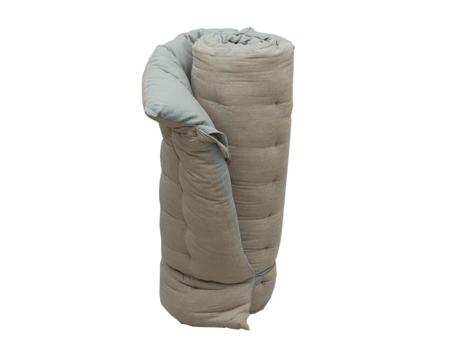 Colchão Espreguiçadeira Acolchoado e Bicolor Cinza 65 X 200 Cm SUD ETOFFE