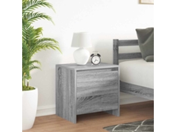 Vidaxl Mesa Cabeceira 45x34x44,5cm Derivados Madeira Sonoma Cinza