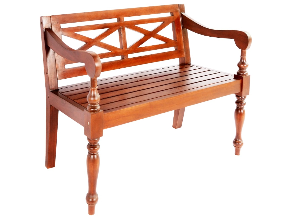 Bench, Benches Vidaxl Marrom Madeira (98 Cm)