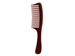 Pente De Cabelo Para Homens Com Dentes Largos De Abs Para Penteado De Cabelo Oleoso - Marrom