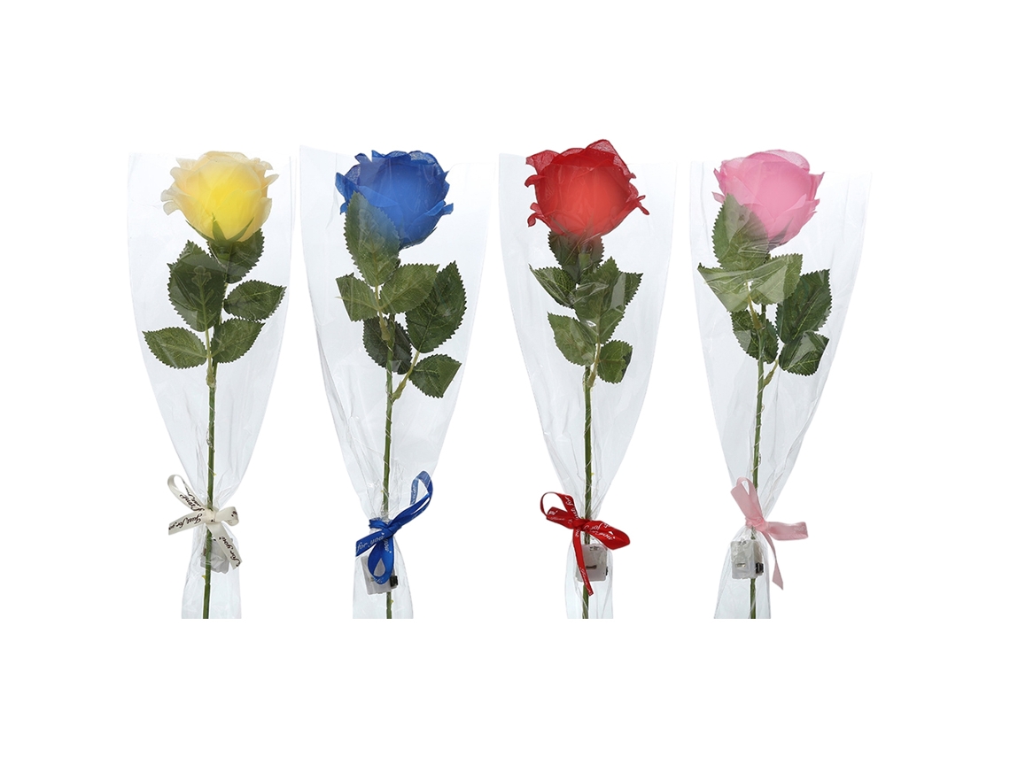 Artificial Rose With Led Light Glowing Flowers Gift CHABERLU
