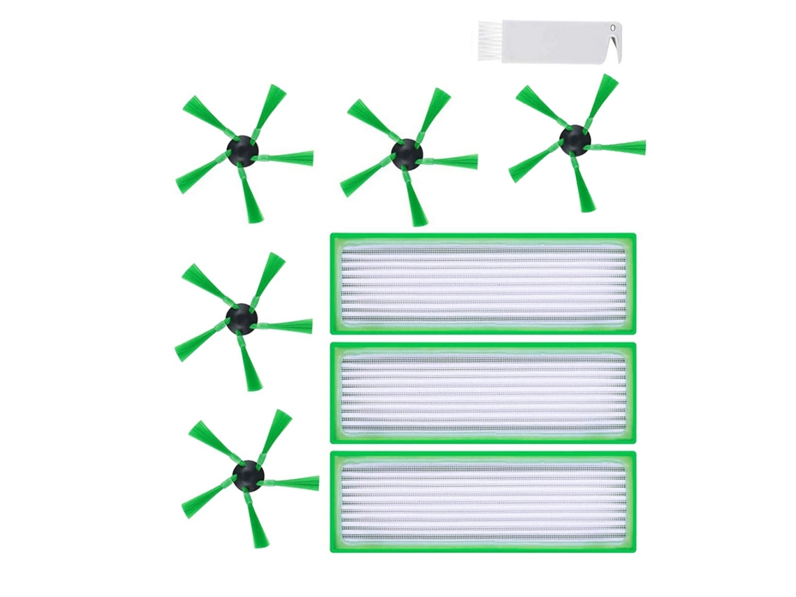 Acessório para Aspiradores VORWERK 9 Filtros escova vorwerk kobold vr200 Filtro escovas laterais